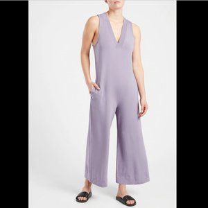 ATHLETA VIOLET WIDE LEG PANTS SERENITY ROMPER JUMPSUIT